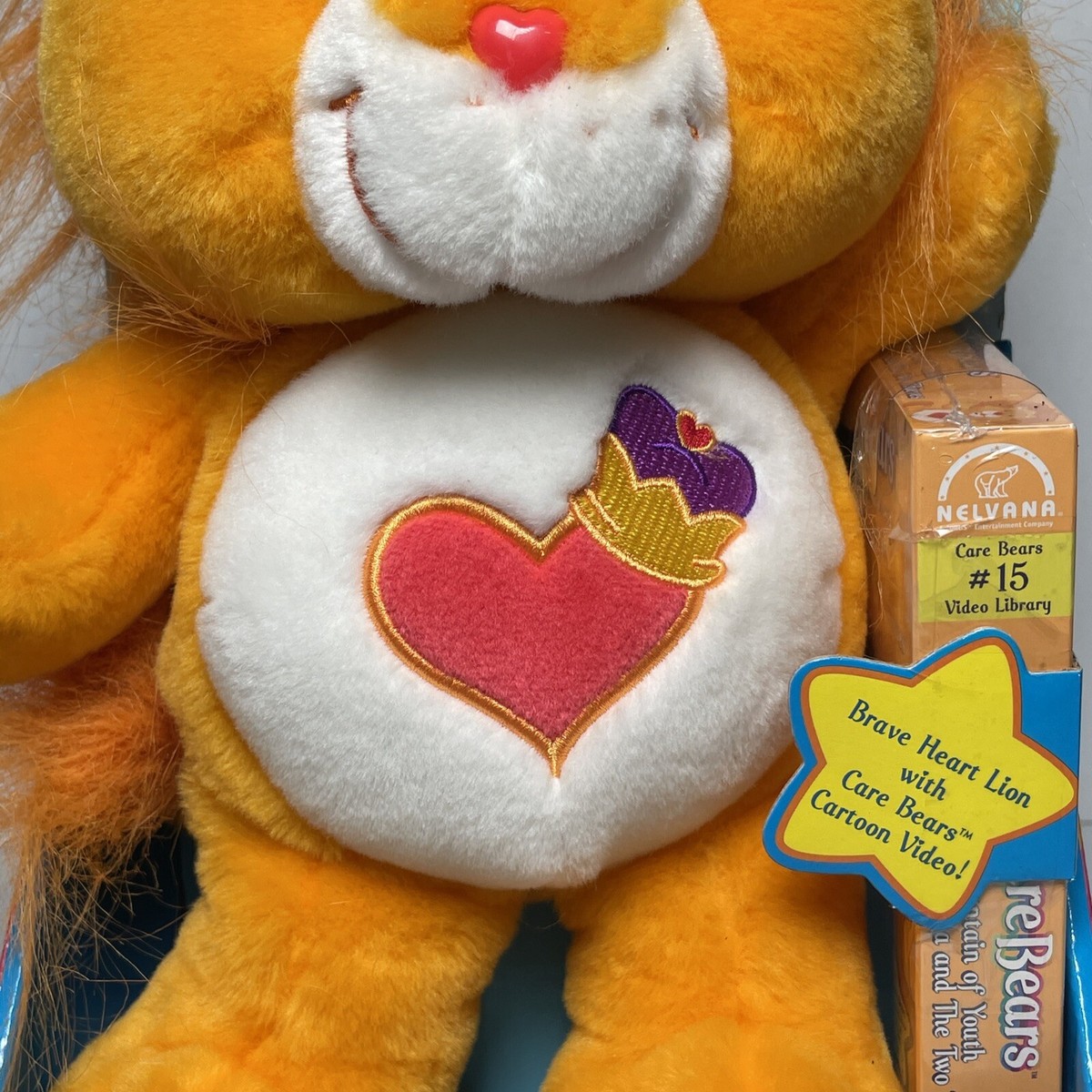 Peluche Bisounours Brave Heart Lion 20cm – Édition 20e Anniversaire 2002 Par PLAY ALONG