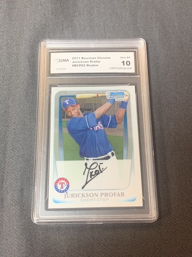 2011 bowman chrome jurickson profar GMA 10 - 第 1/2 張圖片