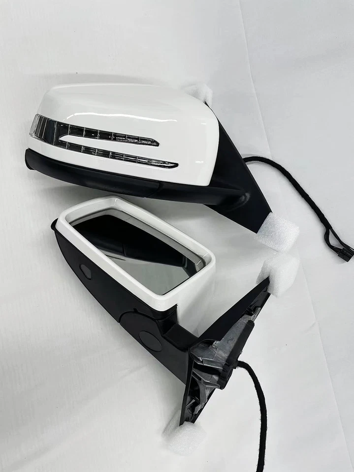 Juego de espejos retrovisores de coche para Mercedes Benz E Coupé W207 E250 E500 E550 blanco Foto 3 de 4
