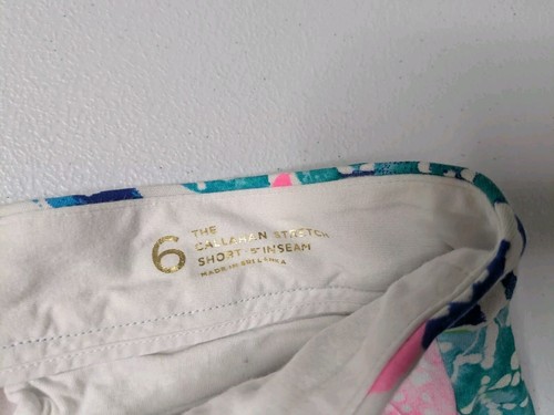 Lilly Pulitzer Shorts Women's 6 Multi Color Callahan Stretch Geometric - Picture 4 of 7