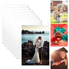 8"x12" 20pcs Sublimation Blanks Aluminum Sheet Metal Board Glossy White 0.45mm