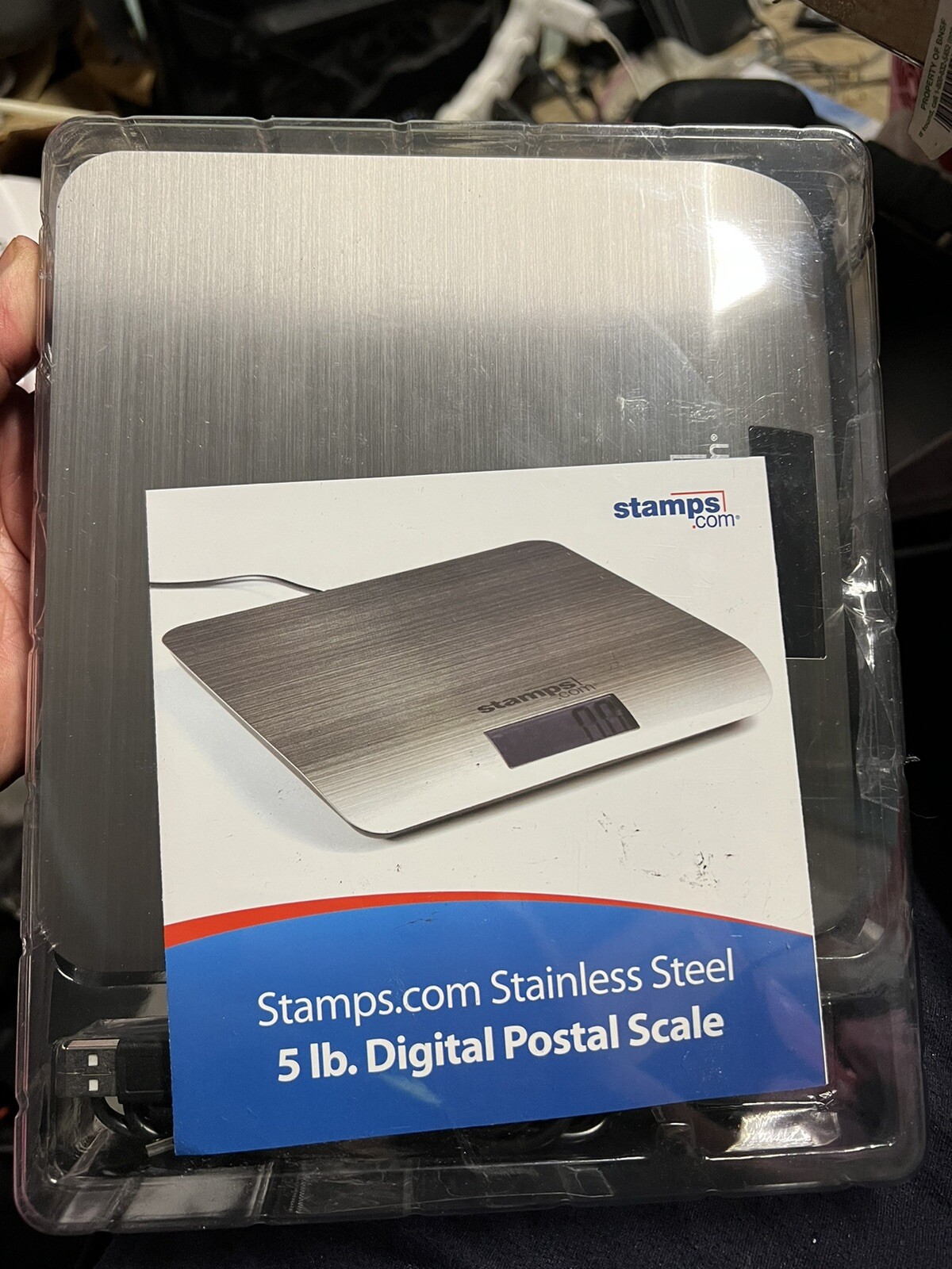 Onyx Stainless Steel 5lb Digital Postal Scale USB Connected eBay