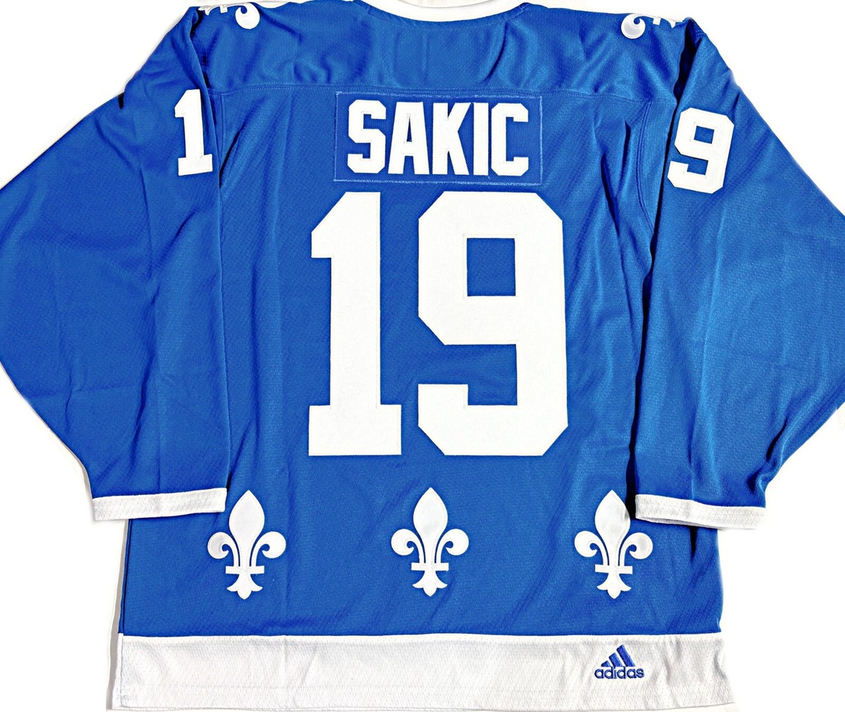 NWT-54/XL JOE SAKIC QUEBEC NORDIQUES NHL LICENSED ADIDAS AEROREADY