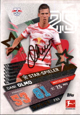 Match Attax 2021 2022 21/22 Nr. 233 - Dani Olmo - Star-Spieler