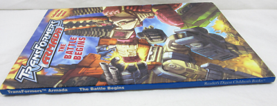 洋書 TransFormers Armada The Battle Begins TRANSFORMERS ARMADA: THE BATTLE BEGINS * 2003 PB Book * Stickers