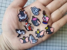 Lot 20 PCS cartoon elephant Enamel Charms Metal Pendants DIY Earring Jewelry