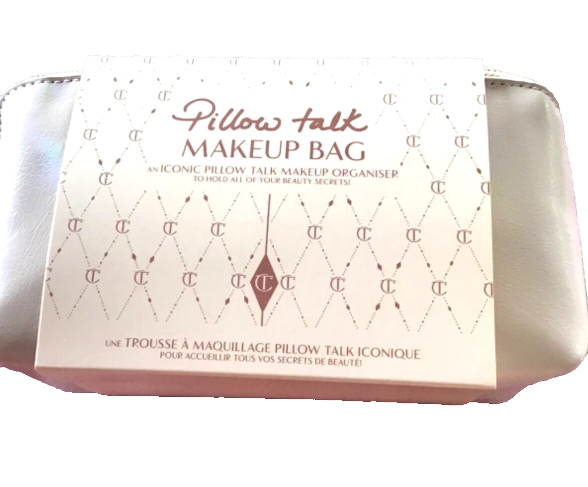 Charlotte Tilbury Pillow Talk Makeup Bag Organizer Travel New 100% Authentic