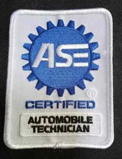 ASE Certified Automobile Technician Embroidered Heat Sealed Patch