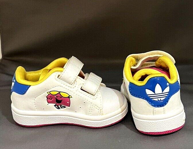SAOLA Sneakers Adidas rosa e bianche Mr. uomo e Little Miss AdiFIT bambino taglia 2 5