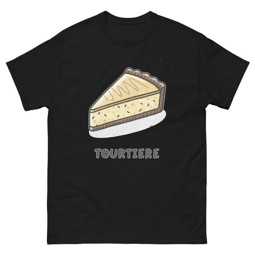 Tourtiere Delicious Food Holiday Eating T-Shirt - Picture 2 of 13