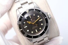 Rolex Submariner 5513 Vintage Acrylic 1963 Pointed Crown Guard 40mm Mens Watch
