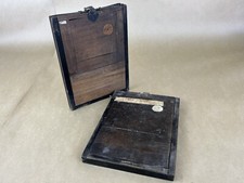 Wooden Antique 6x8 Slotted Glass Film Holders