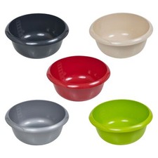 8-Litre Stackable Round Plastic Washing Up Bowl Kitchen Sink Essentials