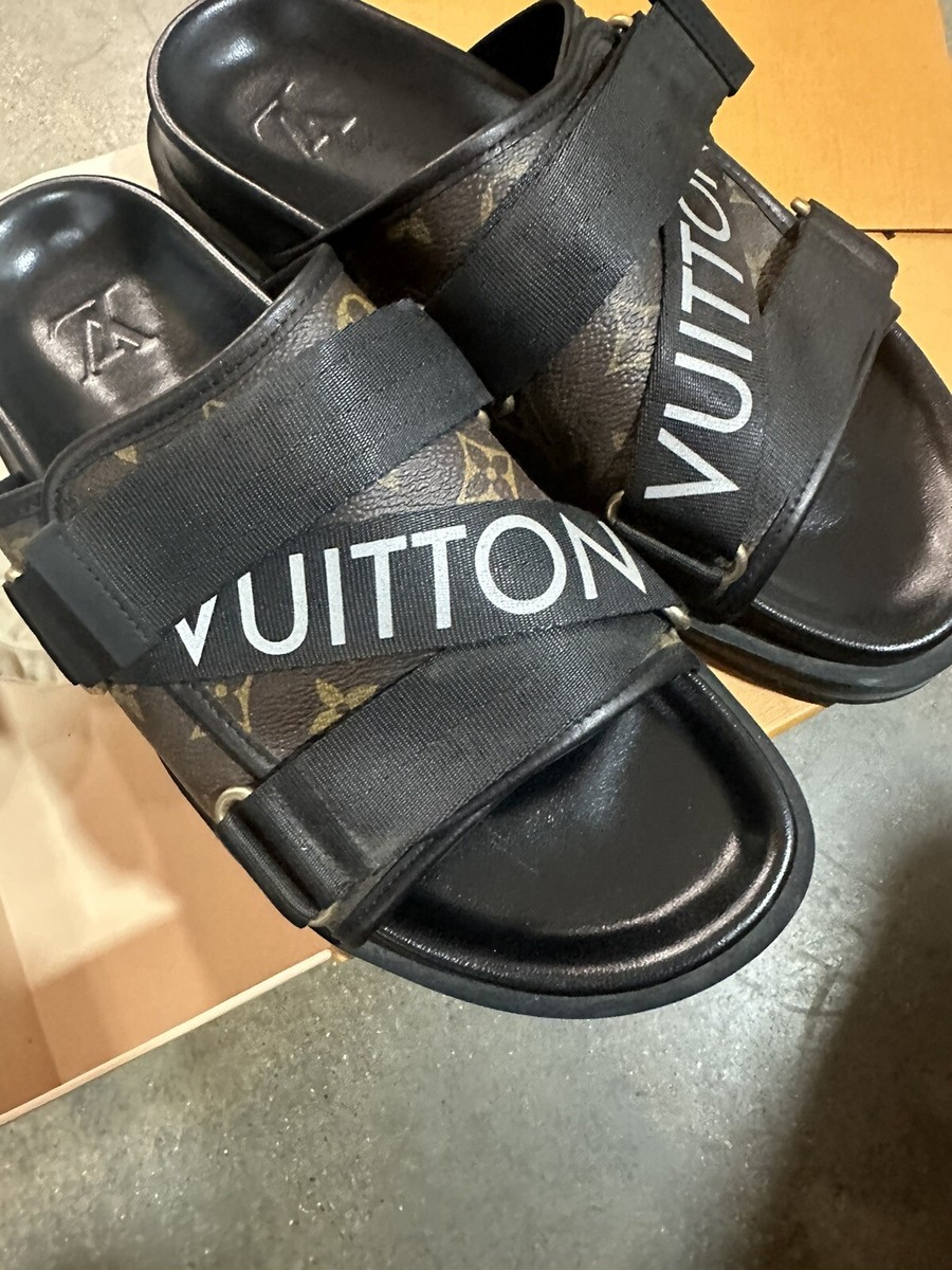New Louis Vuitton Honolulu Mule Sandals Monogram - Size 7 Fit Like