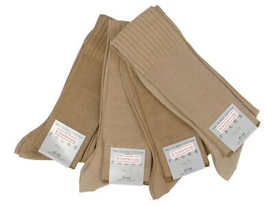 4 pack FALKE no.13 men's knee socks stockings 43 44 khaki mud color New
