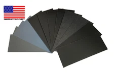 12Pcs Sandpaper 800 to 5000 Grits, Wet and Dry Sandpaper 9X3.6 Inch for Cars Pol