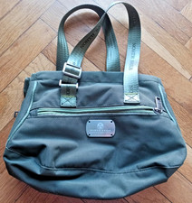 borsa North Sails verde. 30x18, manici regolabili, tre tasche