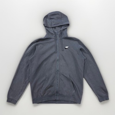 Nike Hoodie Zip Jacke Grau Gr. M Kapuzenjacke Sweatjacke Full Zip Swoosh