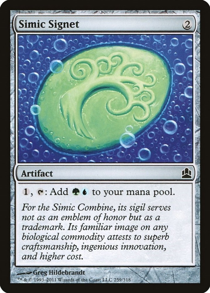 Simic Signet EN MTG Commander - 259 LP