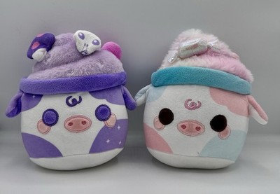 Cuddle Barn PlushGoals Lil Series 7  Witchy Brew & Cotton Candy  Mooshake Plush 