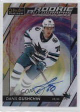 2024-25 O-Pee-Chee Platinum Rainbow Color Wheel Danil Gushchin #R-DG Auto 0bn4