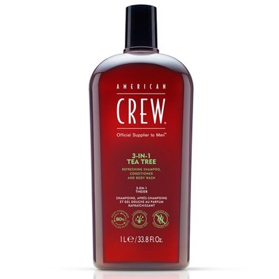 American Crew 3-in-1  Tea Tree Shampoo Conditioner and Body Wash 33.8 oz