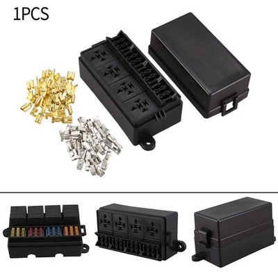 Relais F��r Auto Sicherungskasten Sicherungshalter 12 Wege 12V40A 4 Pin