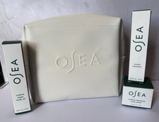 OSEA Mini Travel Set Bundle Ocean Cleanser Body Oil Polish Cosmetic Bag NEW