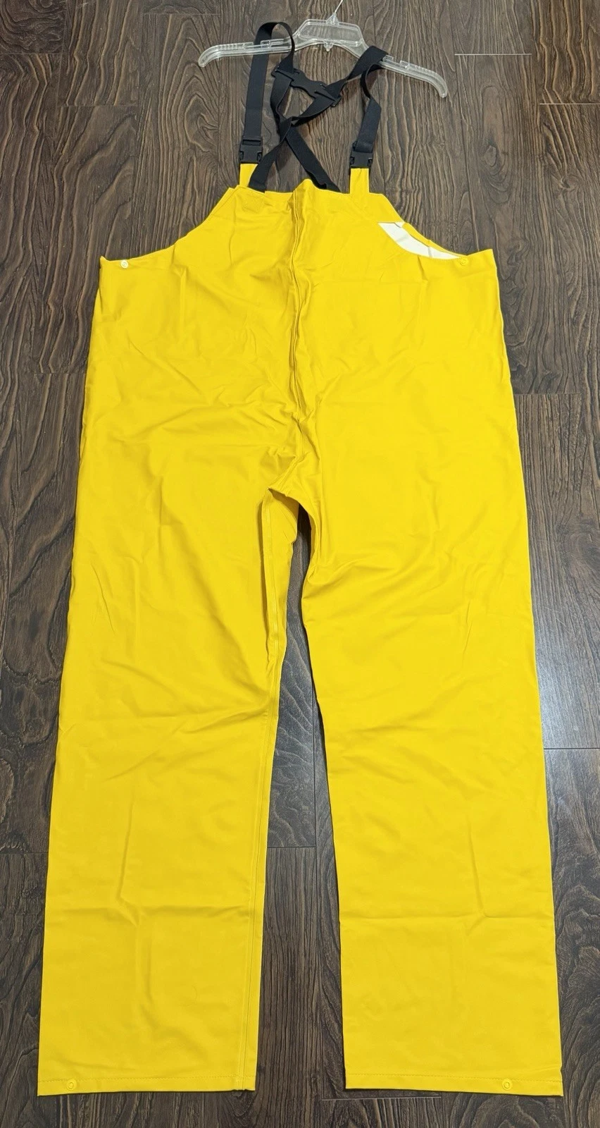 Rain Raider Rain Pants Waterproof PVC Rain Gear Bib Pants Fishing Yellow Mens XL
