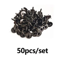 50pcs Car Body Fender Metal Screws Bumper Moulding Retainer Clips Bolt Universal