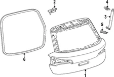 Genuine Audi Power Actuator 80F-827-851-B