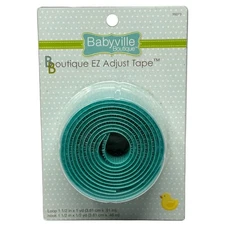 Babyville Boutique EZ Adjust Tape Hook and Loop Fastener Teal 35073 1-1/2 Wide