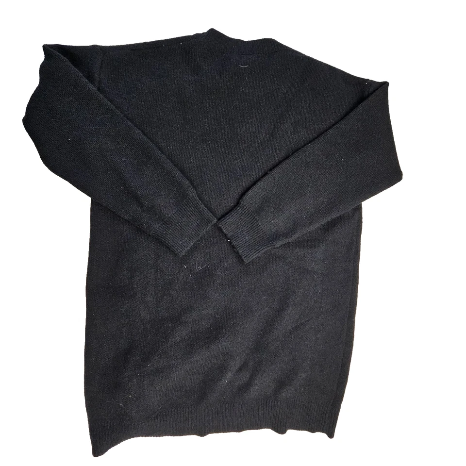 Forever 21 Negro Navidad Suéter Tejido Vestido Manga Larga Mujer XL Lentejuelas Foto 2 de 4