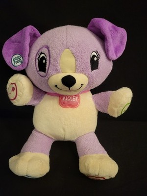 LeapFrog My Pal Violet Interactive Learning Plush Dog VIDEO! NICE!