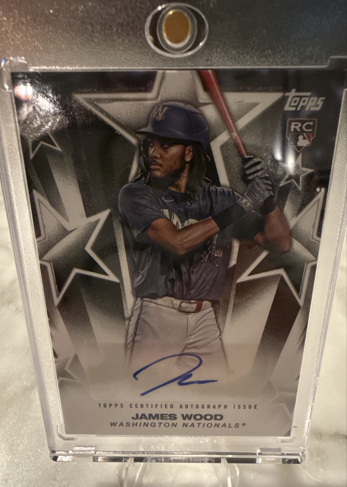 2025 Topps Series 1 - Baseball Stars Autographs James Wood #BSA-JWO (AU, RC)