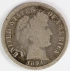 1894 Barber Dime