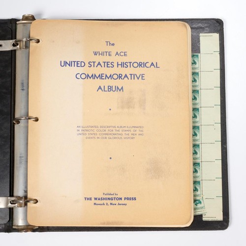 1946 White Ace Historical Commemorative Album for US Postage Stamps Incomplete - Picture 3 of 8