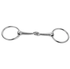 Loose French Link Snaffle Horse Iron Mouthpiece - 5 inch