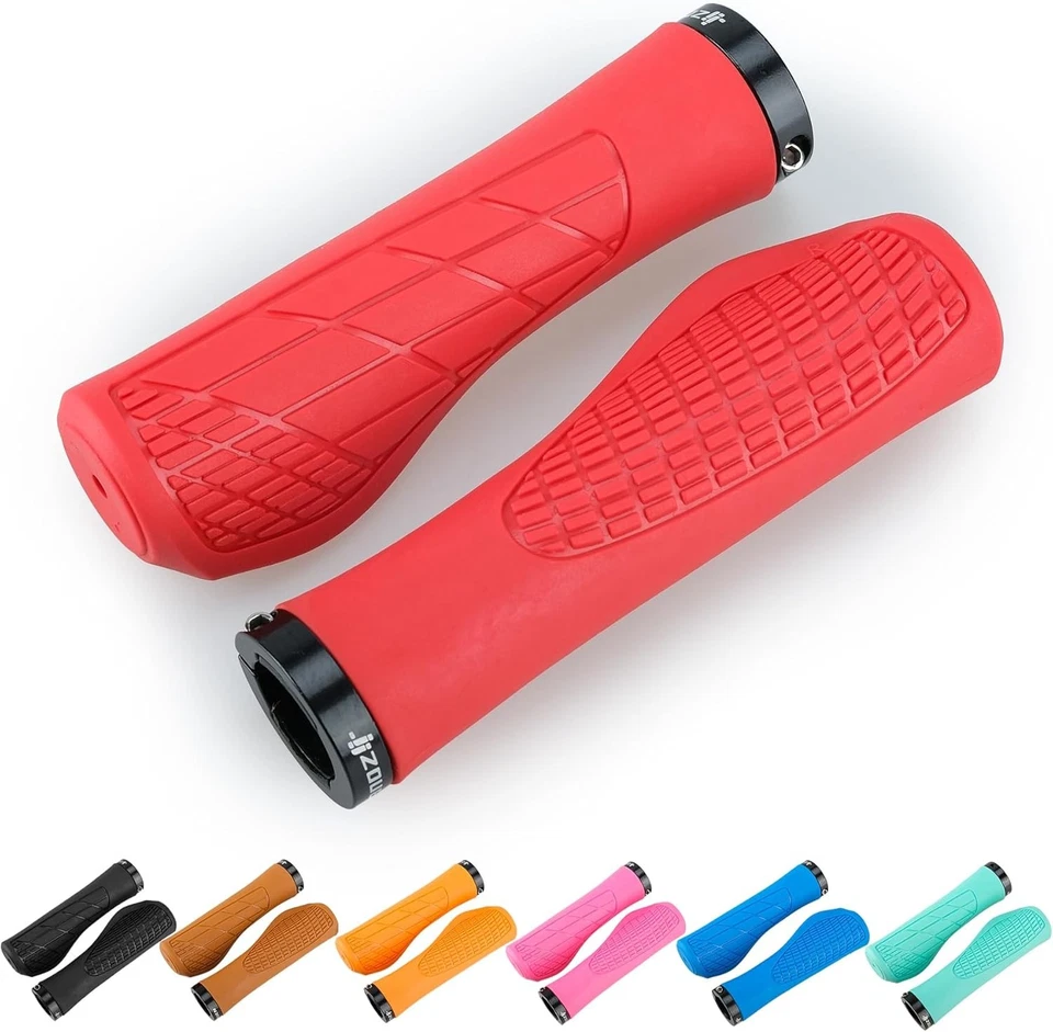 Ergonomic Bike Grips,Lock on Mountain Bike Handlebar Grips for MTB,BMX,Scooter - Image 3 of 4