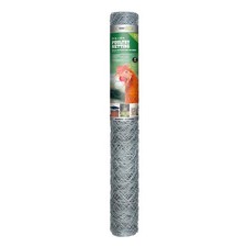 Garden Zone Poultry Netting 24 " H X 50 ' L Galvanized Steel 2 " Hex Me 2-PACK 