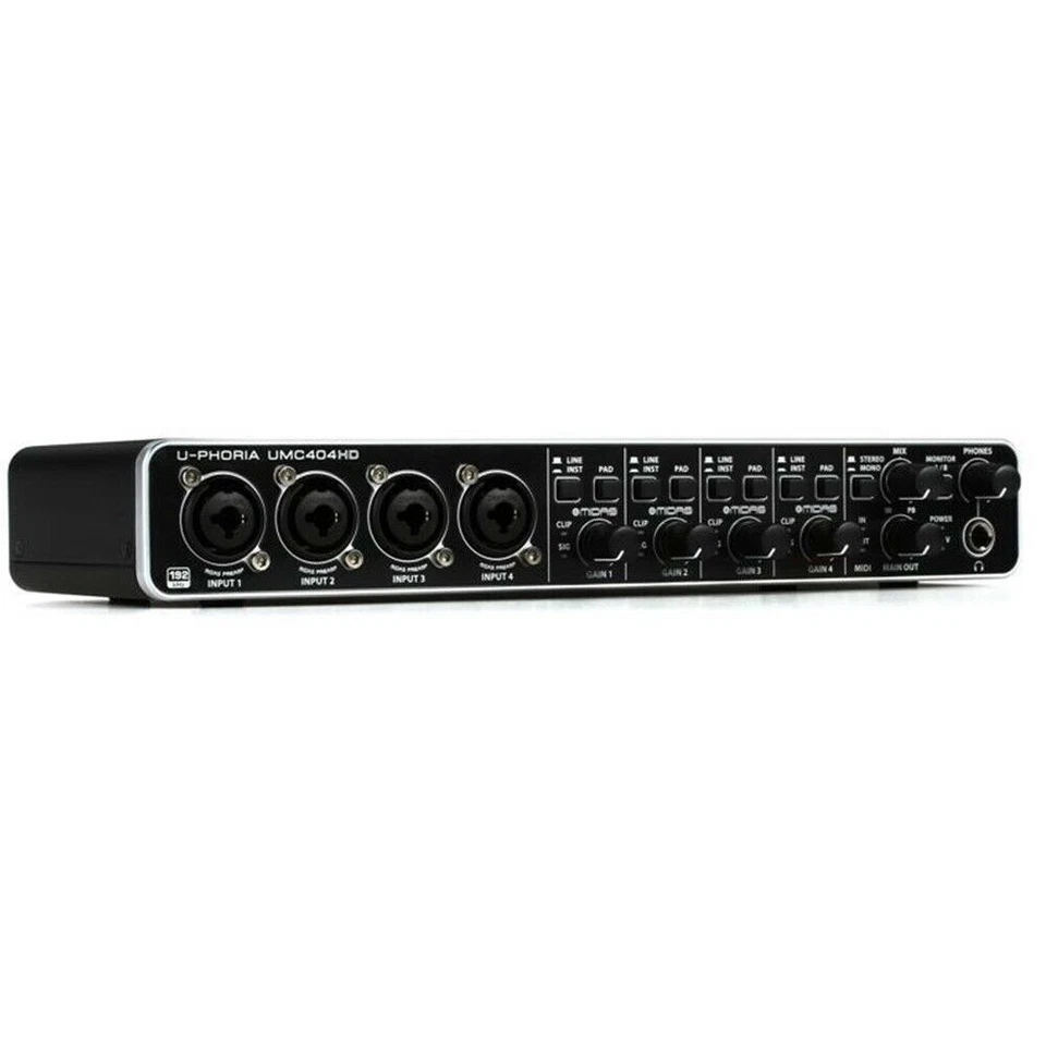 Behringer U-Phoria UMC404HD USB Audio Interface 24-bit/192kHz, 4-in/4-out - Image 2 of 2
