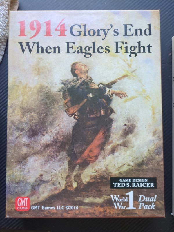 1914: Glory's End / When Eagles Fight GMT Games - mostly unpunched, prints inc.