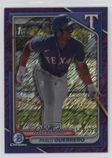 2024 Bowman Chrome Prospects Purple Shimmer Refractor 139/250 Pablo Guerrero lh0
