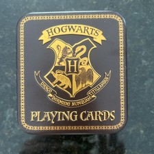 Harry Potter Hogwarts Playing Cards, New In Tin, 52 playing cards, 2 Jokers