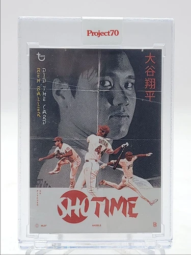 SHOHEI OHTANI 2021 TOPPS PROJECT 70 1986 TOPPS BY BEN BALLER #454 Q4227