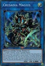 YuGiOh Crusadia Magius CYHO-EN042 Super Rare Englisch Excellent 1st