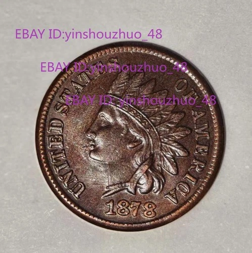 ---1878 Indian Head Cent Penny Tough Choice XF Better Date Coin---