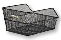 Basil Schultaschenkorb Cento S Schwarz - Engmaschiger Fahrradkorb 36X26X18 Cm...