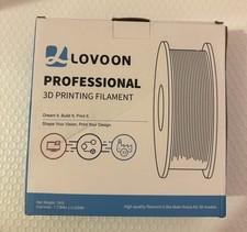 LOVOON PLA 3D Printing Filament 1.75MM , 1 KG/2.2 LB , Blue , Brand New .