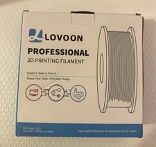 LOVOON PLA 3D Printing Filament 1.75MM , 1 KG/2.2 LB , Blue , Brand New .